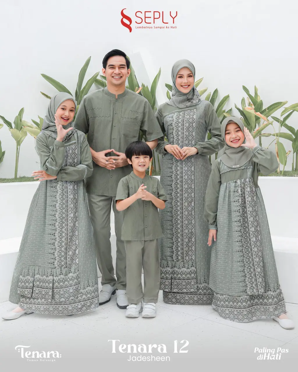 SARIMBIT KELUARGA  TERBARU TAHUN 2025 JADESHEEN Gamis Ibu Baju Couple Lebaran