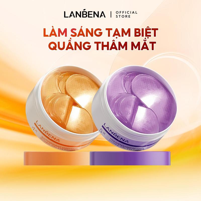 【TỰ CHỌN LIVE COMBO 2 Mặt Nạ Mắt LANBENA Hỗ Trợ Cải Thiện Mờ Thâm Mờ Nhăn Hỗ Trợ Dưỡng Ẩm Bọng Mắt 60 Miếng Nữ Cho Bé Skincare