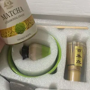 Matcha Tea Set Japanese 2in1 / 5in1 Alat Matcha Making Set Japanese Matcha Tea Sets Pengaduk Matcha Bambu Penyangga Whisk Mangkuk Matcha Tea Spoon Tea Sets Tea Making