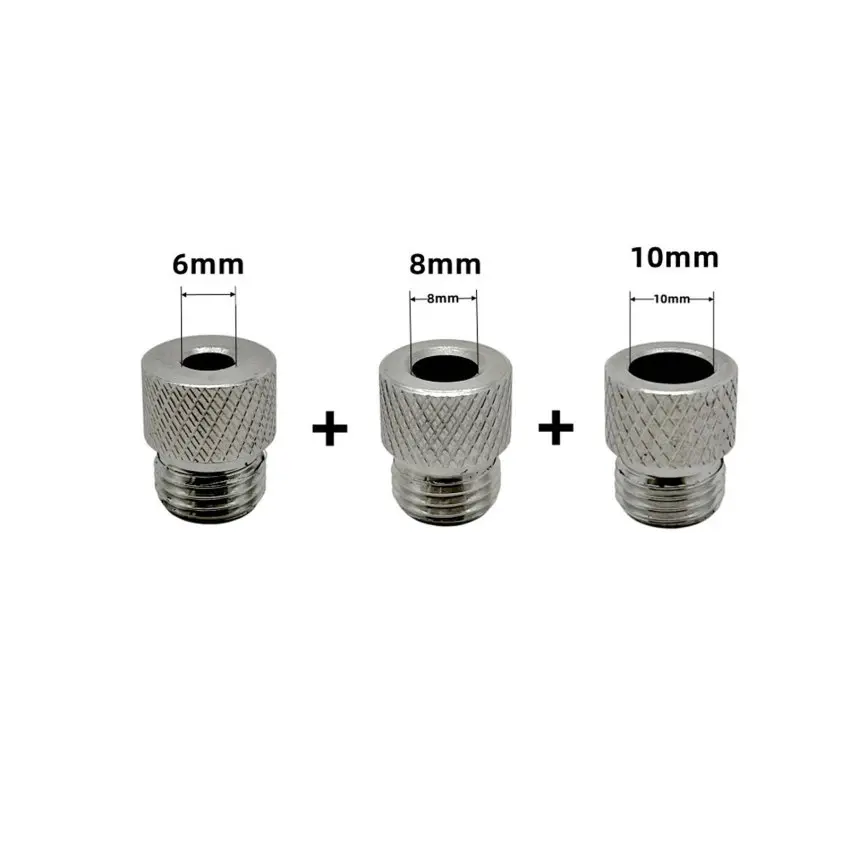 6/8/10mm Wood Dowel Jig Kit Self Centering Drill Guide Locator with 8 Steel Bushing -Woodworking Aluminum Alloy Hole Puncher Tool