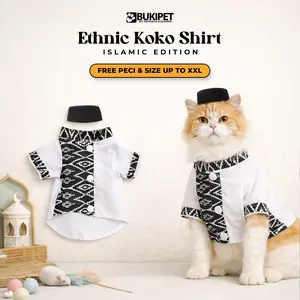 Baju Kucing Anjing Kelinci Monyet Cowok Lucu Murah – Bukipet Kemeja Koko Ethnic