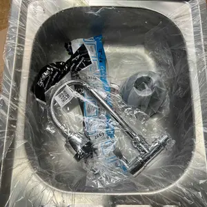 Wastapel 75cm x 40cm 1set + Keran Angsa Flexible 2mode  Bak Cuci Piring Stainless Steel Anti Karat Peralatan Selang Afur Berkualitas