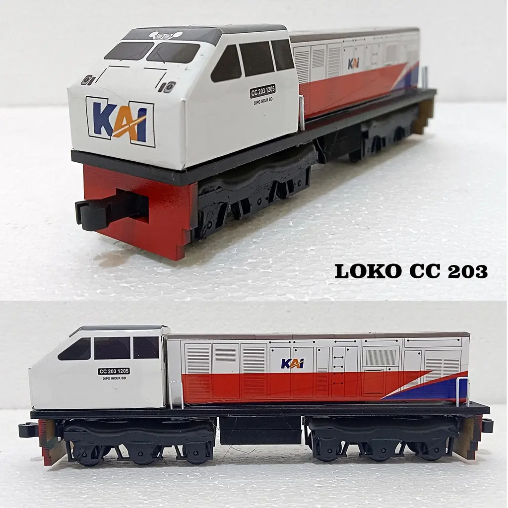 Terbaru Kereta Api Indonesia Lokomotif Gerbong ( handmade )