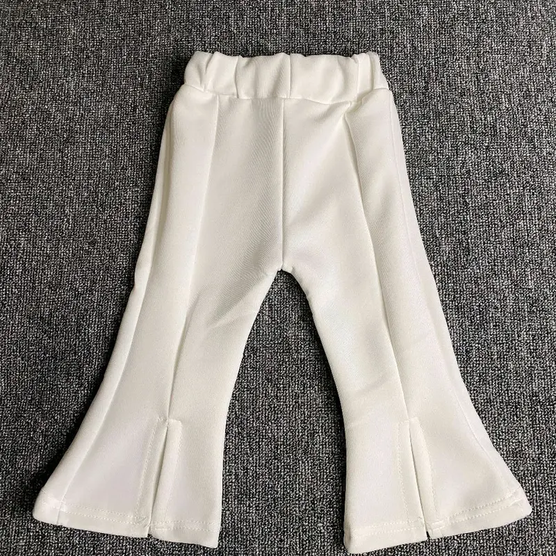 Celana Legging Cutbray Anak Perempuan BELAH DEPAN Bahan Scuba Polos Korean Fashion Model Terbaru - Ukuran S - Ukuran M - Ukuran L 4