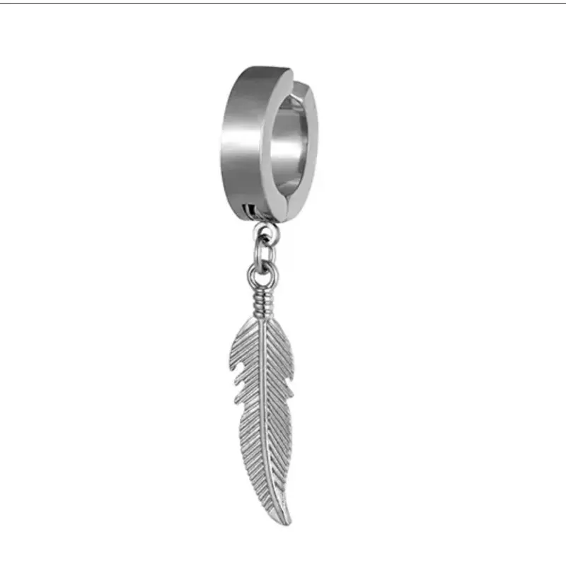 Anting titanium jepit  bintang pria wanita anti karat terbaru anting  jepit anting  jepit 6