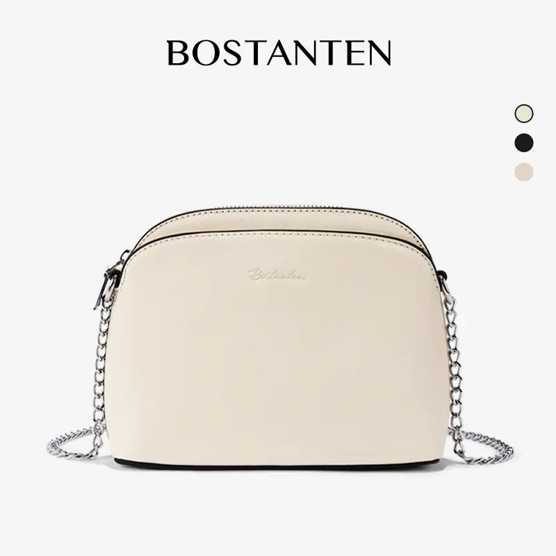 [Half Moon Bag] BOSTANTEN Tas Selempang Wanita Slingbag Elegan Formal Casual Kulit Sintetis