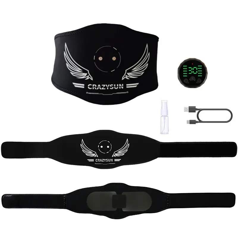 Abdominal Toning Belt Smart Waist Muscle Toner Abdominal Massager Body Slimming Home Gym Workout Fitness Equipment