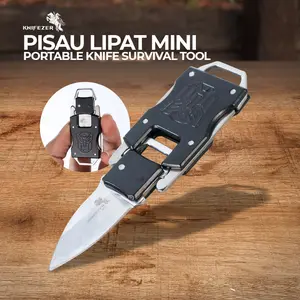 PROMO KNIFEZER JINJUNLANG Transformer Pisau Lipat Mini Survival Tool - JL-10A MURAH
