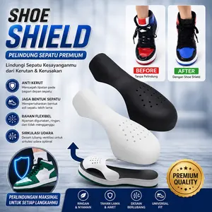 SEPASANG SHOE SHIELD ANTI SNEAKERS TERTEKUK PELINDUNG SEPATU SNEAKERS AKSESORIS SEPATU SNEAKERS INSOLE SEPATU