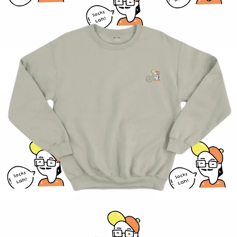 1 - 100 Hoodie Sweater Gemoy Bagus Menyenangkan Sweater Atasan Dewasa Oversize Fleece Basic Sweatshirt 2