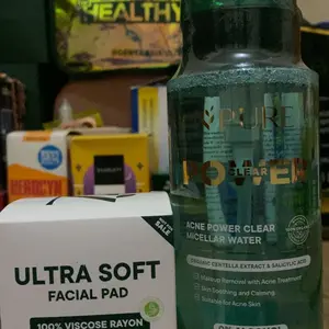 [BUY 1 FREE KAPAS] NPURE Acne Power Clear Micellar Water 300ml /Pembersih Wajah / pembersih makeup / npuremicellarwater / npure powerclear / powerclear / Memudarkan / Membersihkan / Cleanser/micellar water sensitive/membersihkan makeup kulit sensitive