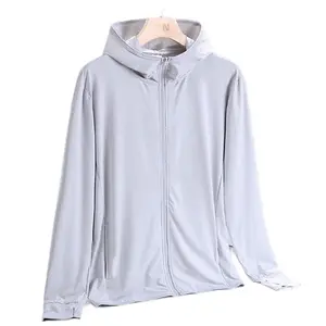 Women airsm Jaket anti Uv bahan adem Baju olahraga Jaket lari Jaket Olahraga Pria wanita bye kayla fashionable