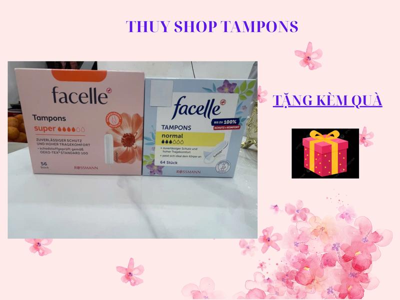 Băng Vệ Sinh Tampon Facelle Hộp Ngày và Đêm