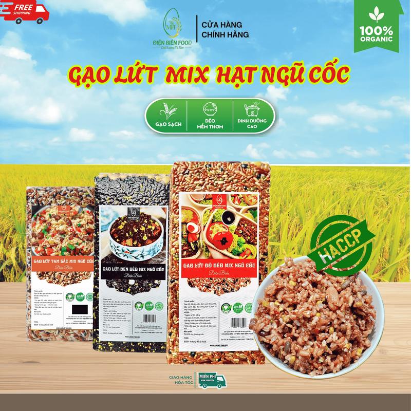Combo 2kg Gạo Lứt Mix Hạt Ngũ Cốc - Điện Biên Food