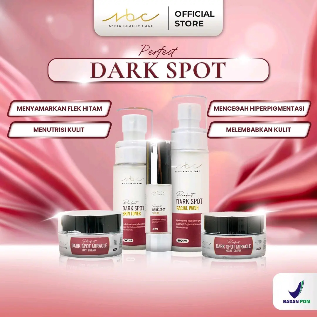 NBC PERFECT DARK SPOT MIRACLE | MENCEGAH PENUAAN DINI | MEMUDARKAN FLEK HITAM | MENCERAHKAN WAJAH | ANTI AGING