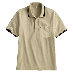 Sc - Polo Shirt Polos Saku Kerah Pria Atasan Baju Lengan Pendek Casual Pique | Ukuran L XL XXL