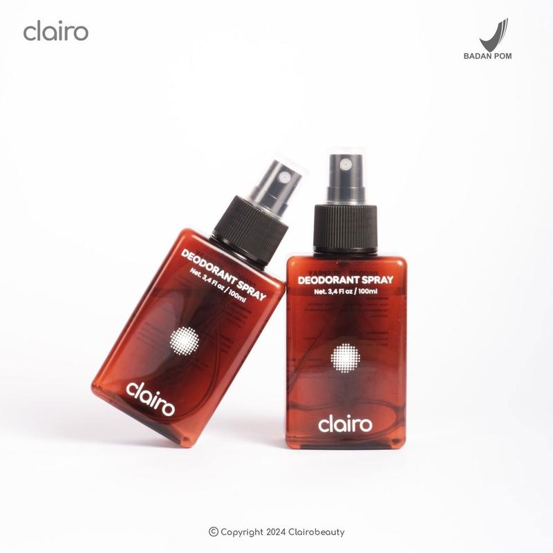 clairo - Natural Deodorant Spray Tawas Ruby Cake With Niacinamide & Centella Extract 100ml deodorant tawas 5