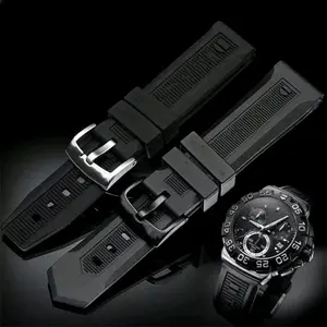Strap Tali Jam Tangan Tag Hauer Karet 20mm,Rubber Strap