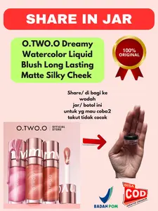 Share In Jar New O.TWO.O Haute Dreamy Watercolor Liquid Blush Long Lasting Matte Silk Cheek Makeup Natural Moisturizing High Pigment