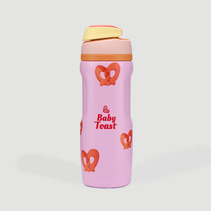 Baby Toast dòng biển, ly kèm ống hút dung tích lớn, thiết kế hiện đại, dung tích 750 ml, ly du lịch giữ nhiệt, dễ dàng mang theo