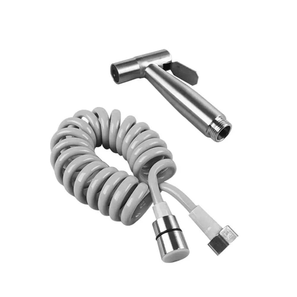 Bathroom Shower Water Spraying Head with 2M Spring Hose Multipurpose