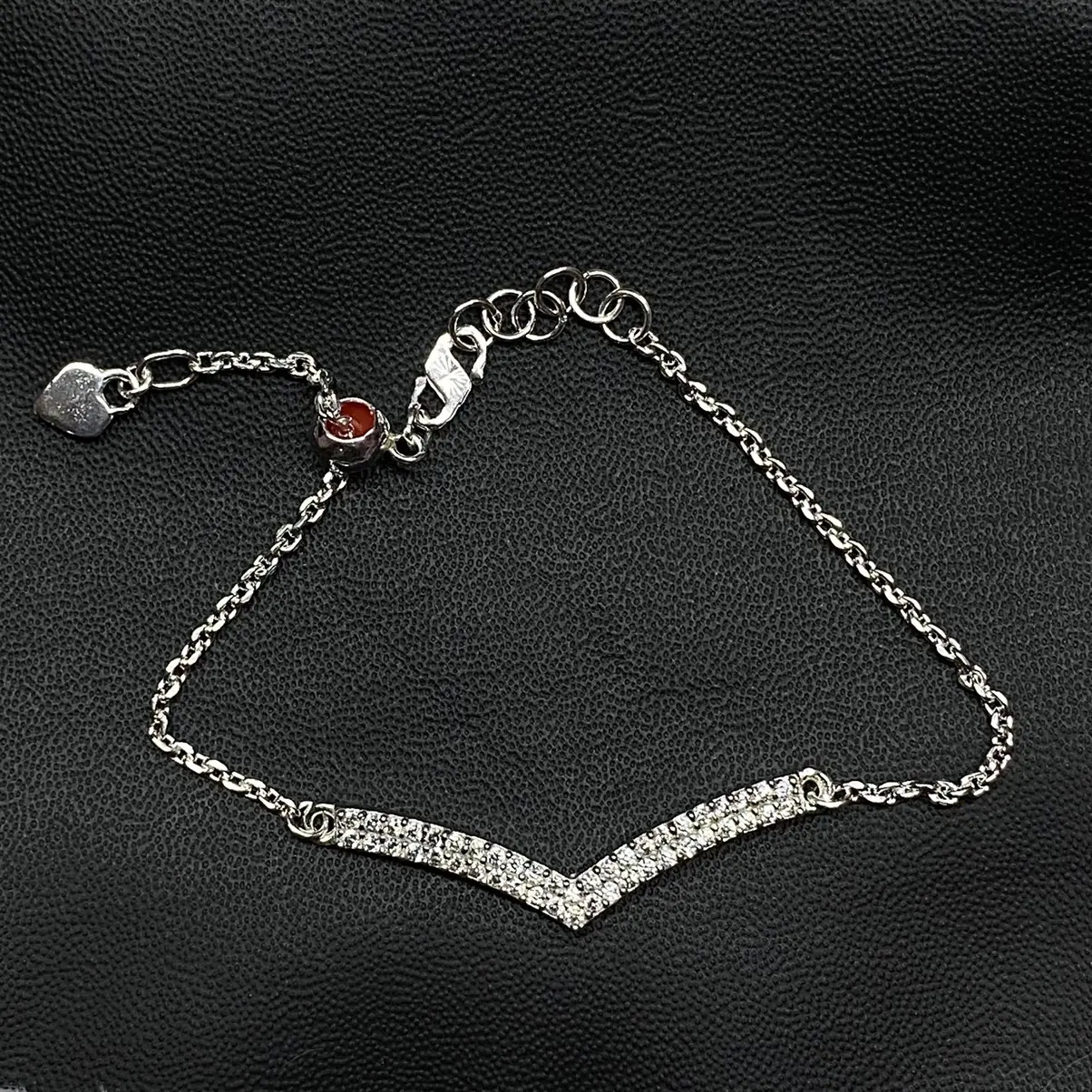 Gelang Rantai Serut Aurel 1 & 2 Baris