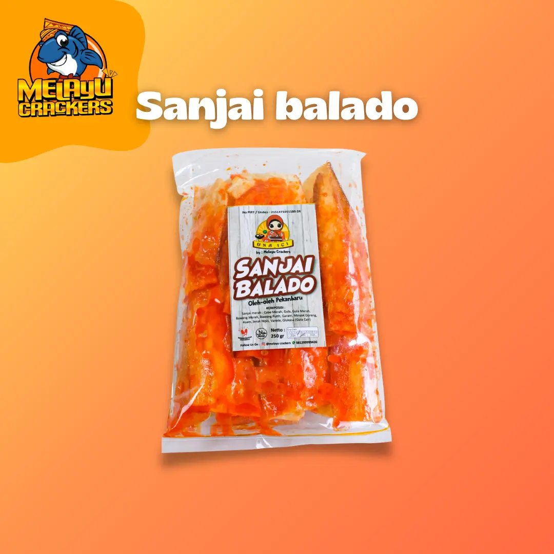 Sanjai Balado Melayu Crackers | kerupuk sanjai | kerupuk ubi pedas | kerupuk oleh-oleh Mallet-Played Pilihan Yang Lebih Sehat