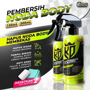 KING POLISHES Ultimate Cleaner Pembersih Noda Membekas Body Motor dan Interior Mobil Car Jok Kendaraan Microfiber Baret pembersih  interiormobil