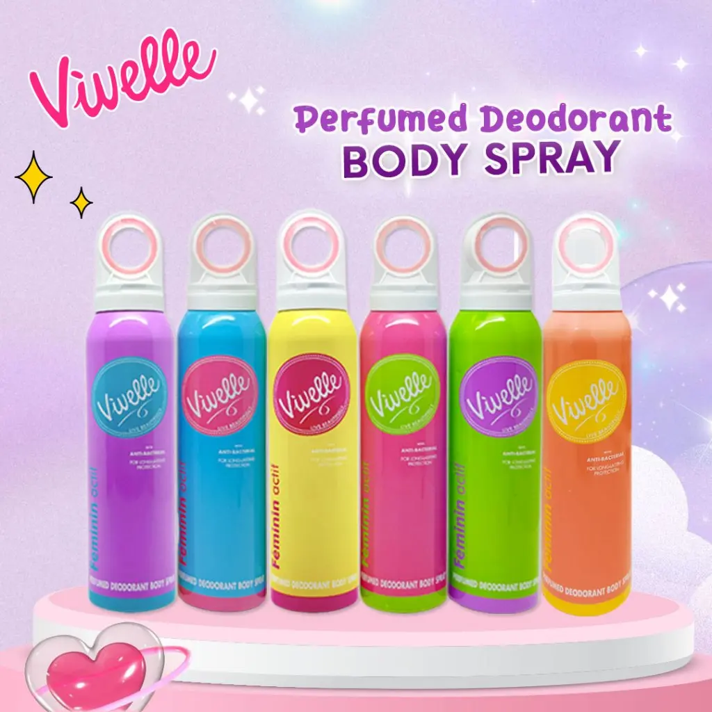 Vivelle Perfume Body Spray 150 ml | Perfumed Deodorant Spray 150ml
