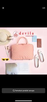Product Review of DEVILA LUXURY NUDE PINK BOXES WATERPROOF TRAVEL BAG MEDIUM SIZE - Tas Koper Motif Kotak Mewah Murah Perempuan Mudik from 🎀**🎀 0