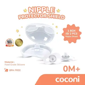 Coconi Nipple Shield 2 Pcs | Pelindung Puting Bahan Silikon Menyusui
