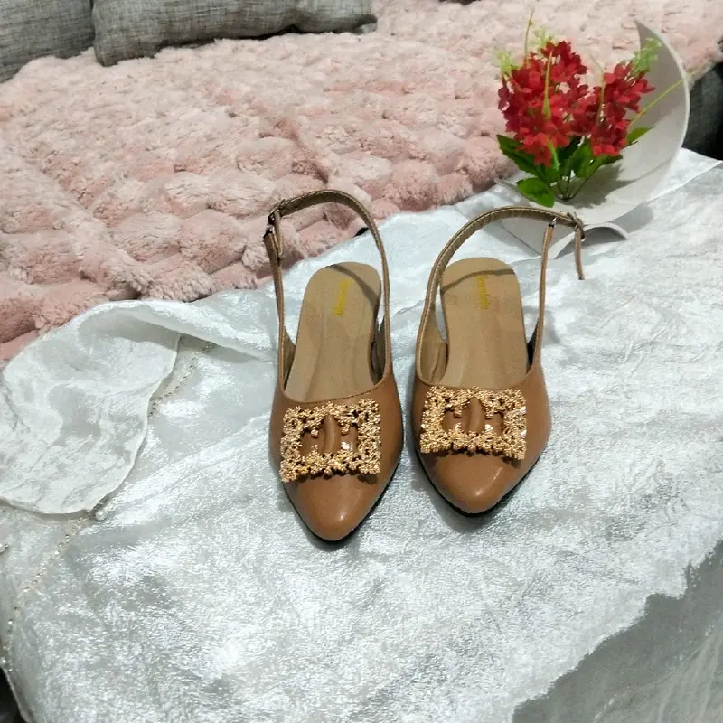 sepatu sandal wanita cocok hig hells 3cm ms 07 3