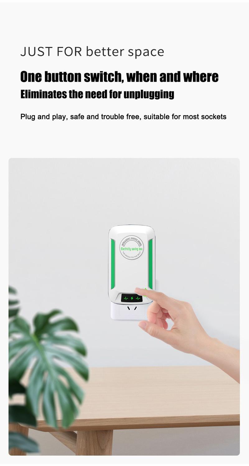 Product Introduction of Buy1 Take 1 Upgraded Original Power Energy Saver Electric Saver Device Original Smart Electricity Saving Box Balance Current Energy Saving Device for Home Office Energy Saving 31