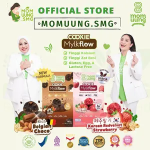 Mom Uung Cookies Mylkflow / Cemilan Sehat Pelancar ASI / Gluten-Lactose-Egg Free / Vegan Friendly Momuung Asi Booster