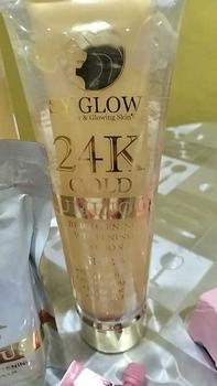 Product Review of SY Glow's Favorite Bundle A - 24K Gold Luminous Whitening & Brightening Soap & Lotion | Sunscreen Gel | Face & Body Soap | Body Lotion | Niacinamide |Resorcinol | Snail Extract | Vitamin E | Hyaluronic Acid | SPF 75 from c**g 3