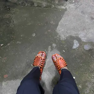 SA047 Sandal Wanita Pria Anak Anak Size 24-47 Slop Motif Lobster Lucu Warna Lucu Sendal Rumah Motif Sandal Cewek Sendal Pria Sandal Anak Anak Ringan Empuk Cute Santai Sandal Rumah Murah COD Fashion