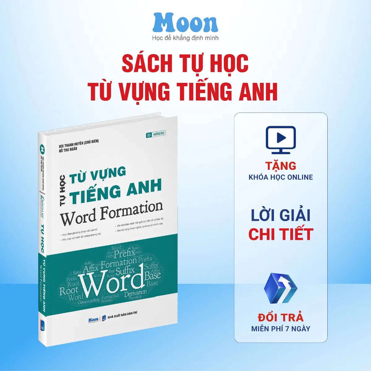Sách Tự học Từ vựng Tiếng Anh Word Formation - Moonbook