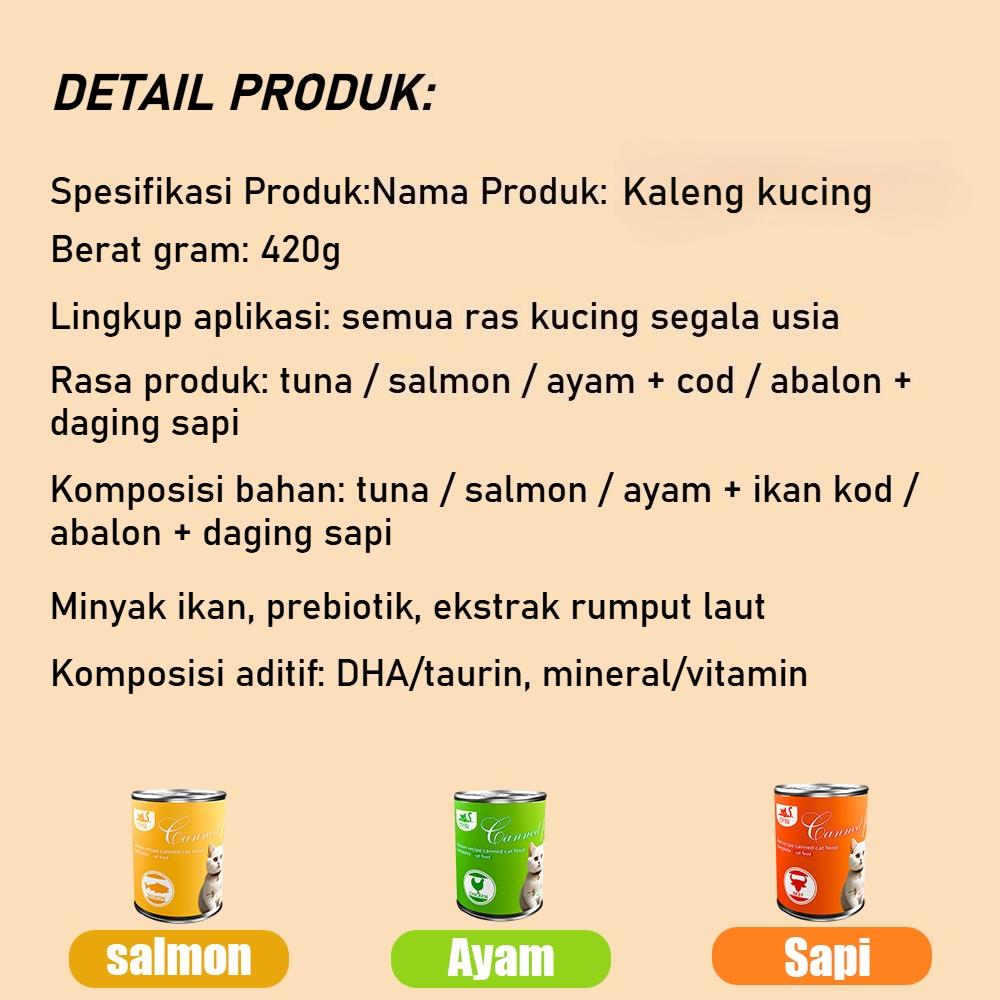 OYISl Kaleng kucing Makanan Kucing Basah Animal Wet Food Kucing Murah Meriah Creamy Treats Kucing Besar Snack Peliharaan Snack Kucing Cocok untuk Semua Jenis Kucing