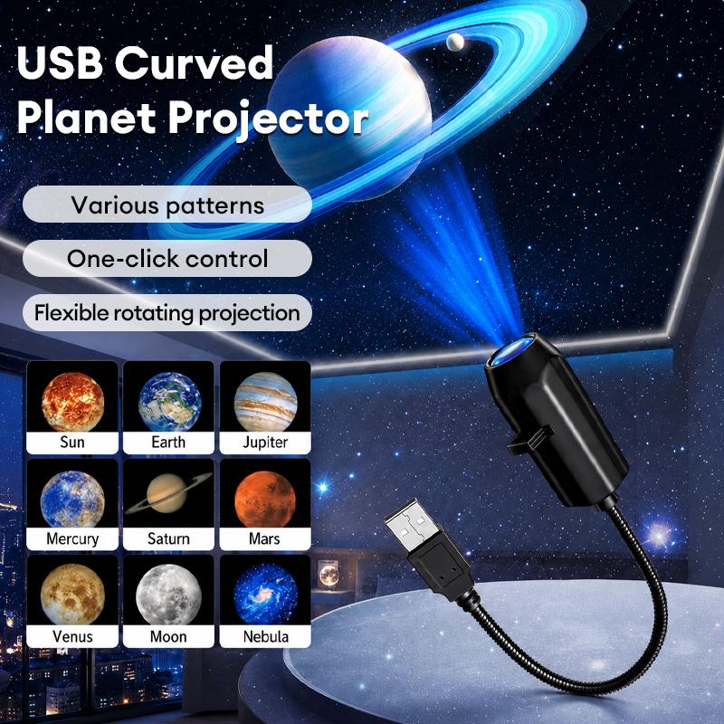 Giao nhanh | Thời trang Hàn Đèn chiếu LED Creative Planet, đèn ngủ, đèn trang…