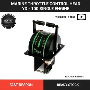 Marine Throttle Control Head YD - 100 Single Engine Alat Kemudi KAPAL
