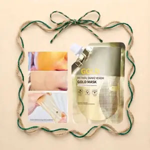 MASKER GOLD MASKER RETINOL GOLD MASK / Masker Emas Aging Kering Komedo Kusam Mengencangkan Wajah Muka Memutihkan
