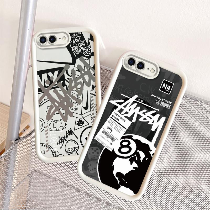 Ốp Điện Thoại, Ốp Cho iPhone 7 Plus Và iPhone 8 Plus, Bảo Vệ Chống Sốc Toàn Thân, Phong Cách Cổ Điển Lì Mềm Mại, Với Thiết Kế Hoạt Hình 4