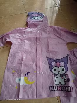 Product Review of A-CROSS JAS HUJAN SETELAN ANAK KUROMI DENGAN RUANG RANSEL DI BELAKANG LUCU DAN IMUT Pvc Biru Pink from h**♍ 1