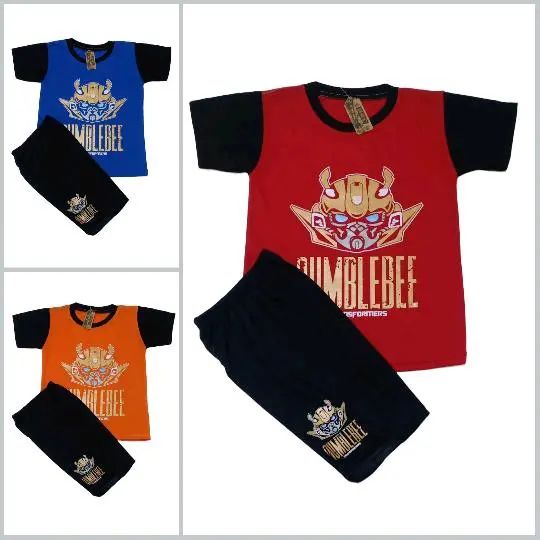 Kaos anak Setelan cowok Murah 100rb 5pics. Baju Motif 6