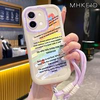 Gambar MHKEID Casing Hp untuk VIVO Y28 2024 Case Pola Teks Silikon Softcase kepulan krim Kesing Tali gantung Gelang Casing - Gaya1, VIVO Y28 2024 dari MHKEID MALL Kab. Tangerang 2 Tokopedia