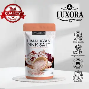 Garam Himalaya 1 Kg Pink Salt Himalayan Super Premium - Luxora