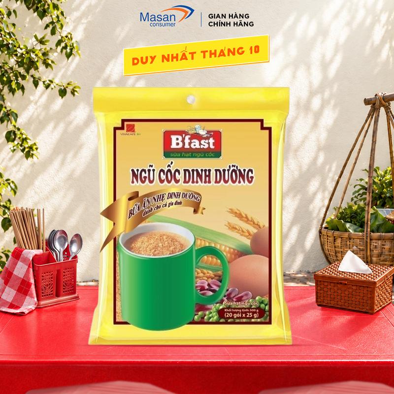 Sữa Hạt Ngũ Cốc B'Fast - Túi 20 Gói x 25g