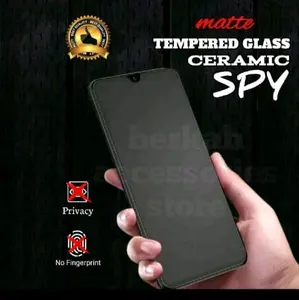 TG Tempered OP A1K/A3S/A5S/A5 2020/A5 PRO/A7/A7N/A8/A9 2020/A11/A11K/A11X/A12/A12S/A15/A15S/A16/A16E/A16K/A16S/A17/A17K/A17S/A3/A3 PRO/A31/A32/A33/A35/A36/A38 4G/A18 4G/A3X/A52/A53/A53S/A54/A54S Anti Gores Matte Privacy Anti SPY Antigores Cover Hitam