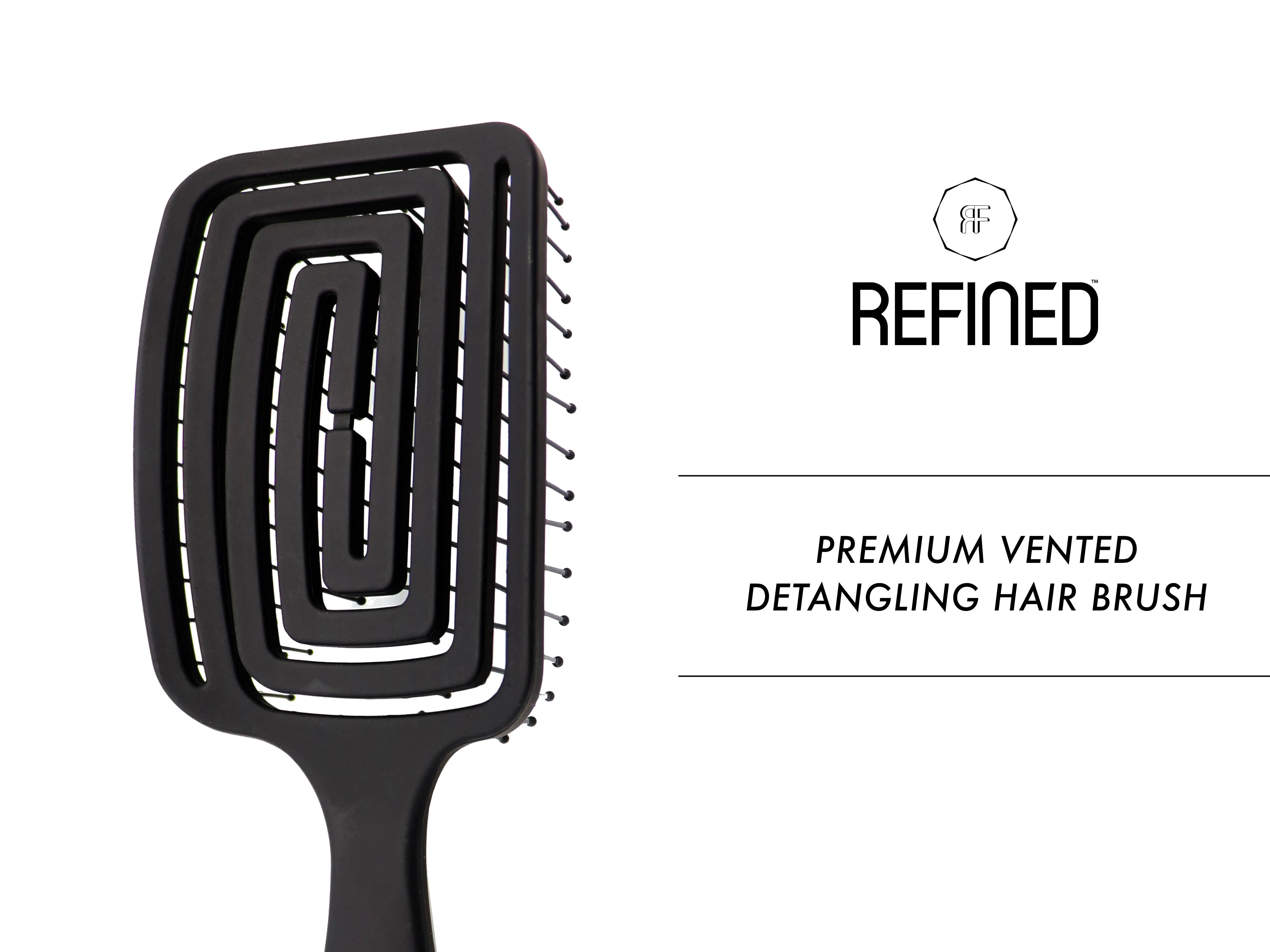 Refined Supply Premium Vented Detangling Hair Brush