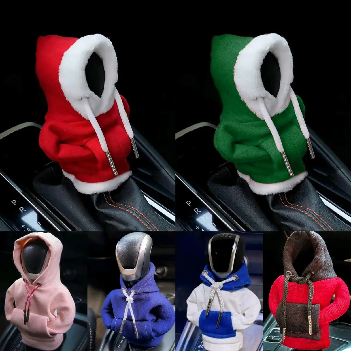 Aksesoris Hoodie Persneling Mobil Interior Mobil Pedal Stik Multiwarna - Spurf Cover Gigi Persneling Mobil - Car, Alat